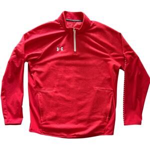 UA Qualifier Hybrid 1/4 Zip Long Sleeve Athleisure Sportswear Activewear Top